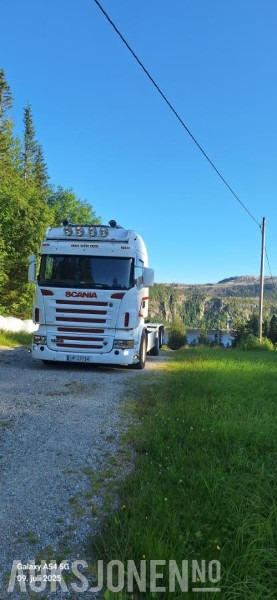 2004 Scania R580 6x2 krokbil - 20t JOAB krok - Kranhydraulikk - Мултилифт с кука камион: снимка 1 2004 Scania R580 6x2 krokbil - 20t JOAB krok - Kranhydraulikk - Мултилифт с кука камион: снимка 1
