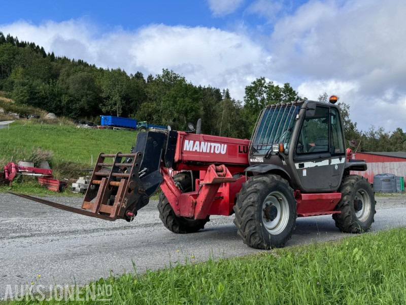 2005 Manitou ManiScopic MT 1335 SL - Teleskoptruck med pallegafler - 4 hjulsstyring - 4x4 - Sertifisert - Gått 4455 timer - Телескопичен товарач: снимка 1 2005 Manitou ManiScopic MT 1335 SL - Teleskoptruck med pallegafler - 4 hjulsstyring - 4x4 - Sertifisert - Gått 4455 timer - Телескопичен товарач: снимка 1