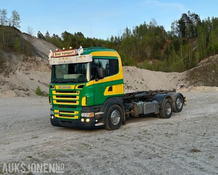 2005 Scania R-serie R580 Palfinger krok Helluft Reparasjonsobjekt - Мултилифт с кука камион: снимка 1 2005 Scania R-serie R580 Palfinger krok Helluft Reparasjonsobjekt - Мултилифт с кука камион: снимка 1