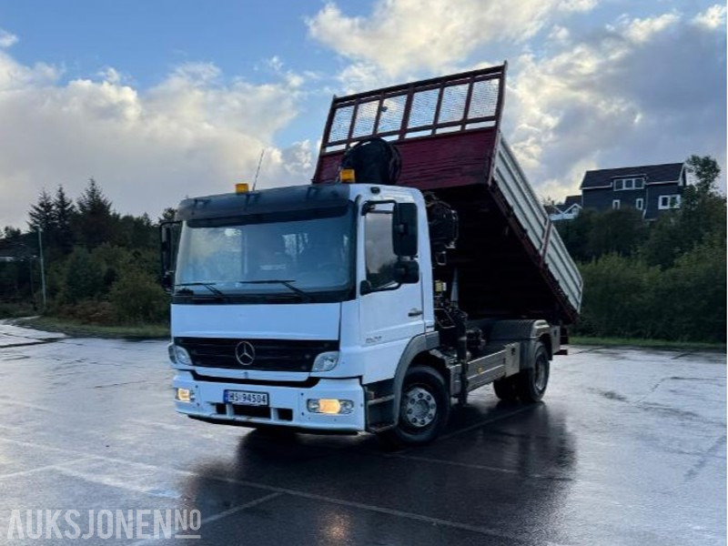 2006 Mercedes-Benz 1524 ATEGO II TYPE 1 med kran og treveis tipp eu ok til 05.2026 - Самосвал камион: снимка 3 2006 Mercedes-Benz 1524 ATEGO II TYPE 1 med kran og treveis tipp eu ok til 05.2026 - Самосвал камион: снимка 3