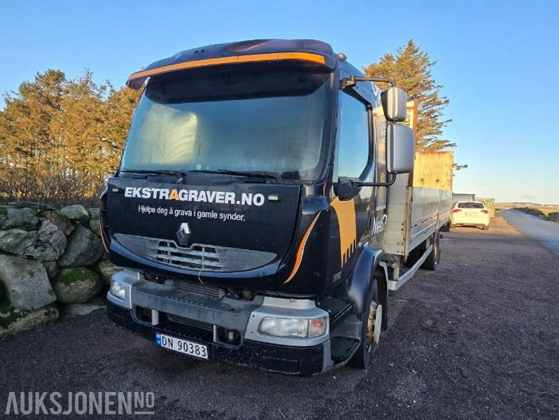 2006 Renault MIDLIUM lastebil med plan - Пожарна кола: снимка 1 2006 Renault MIDLIUM lastebil med plan - Пожарна кола: снимка 1