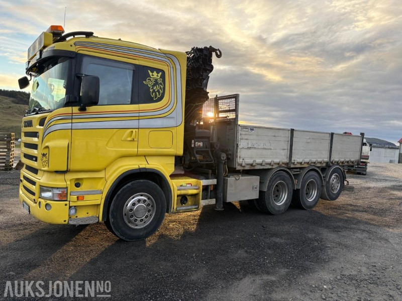 2006 Scania R-serie 8x4 tipp, kran - Камион с кран: снимка 2 2006 Scania R-serie 8x4 tipp, kran - Камион с кран: снимка 2