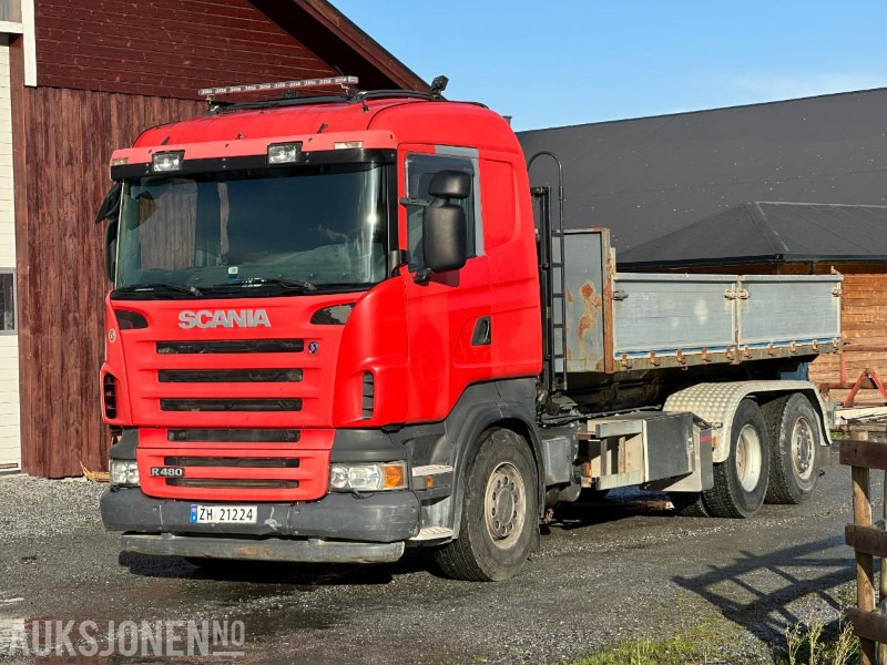 2007 SCANIA R480 6x2 KROKBIL - Мултилифт с кука камион: снимка 1 2007 SCANIA R480 6x2 KROKBIL - Мултилифт с кука камион: снимка 1