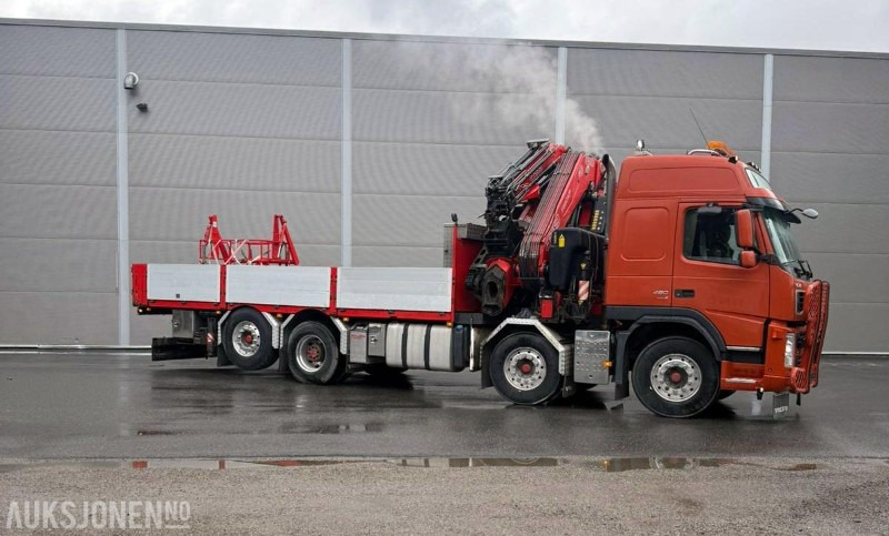 2007 Volvo FM480 FASSI 660 kran JIB + VINSJ+MANNSKAPSKURV , 35m rekkevidde, ved salg innen Norge leveres kranen med ny Årskontroll! KUN 2.000 kran arbeidstimer! - Камион с кран: снимка 3 2007 Volvo FM480 FASSI 660 kran JIB + VINSJ+MANNSKAPSKURV , 35m rekkevidde, ved salg innen Norge leveres kranen med ny Årskontroll! KUN 2.000 kran arbeidstimer! - Камион с кран: снимка 3