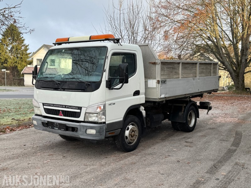 Самосвал камион 2008 Mitsubishi Fuso Canter 7C18 4X2 TIPPBIL FJERNSTYRING ALUMINIUMSKASSE TVILLINGHJUL: снимка 1