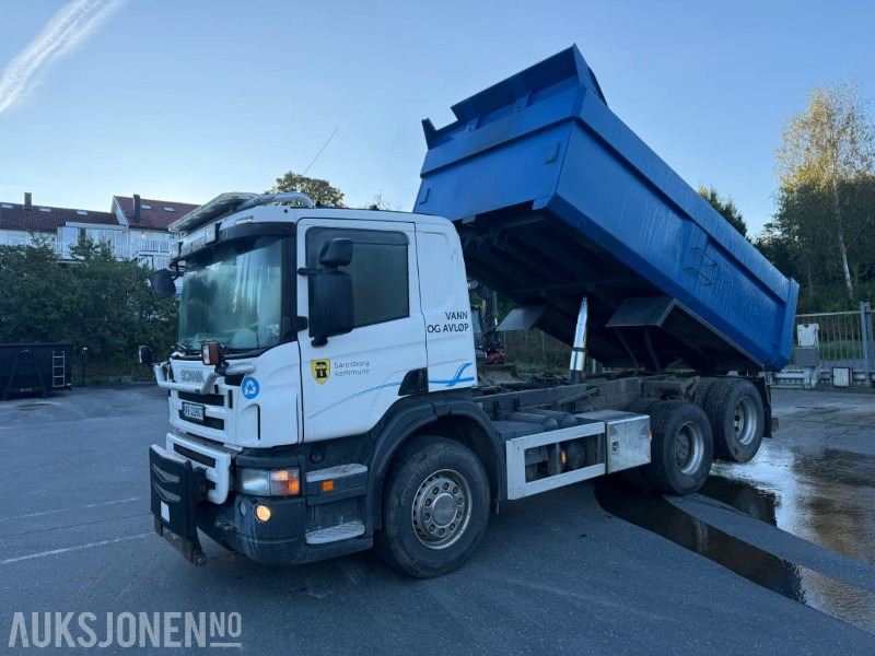 2008 Scania P420 TIPPBIL- BRØYTERIGGET - SERVICEHISTORIKK - LAV KM - NYLIG EU-GODKJENT. - Самосвал камион: снимка 3 2008 Scania P420 TIPPBIL- BRØYTERIGGET - SERVICEHISTORIKK - LAV KM - NYLIG EU-GODKJENT. - Самосвал камион: снимка 3