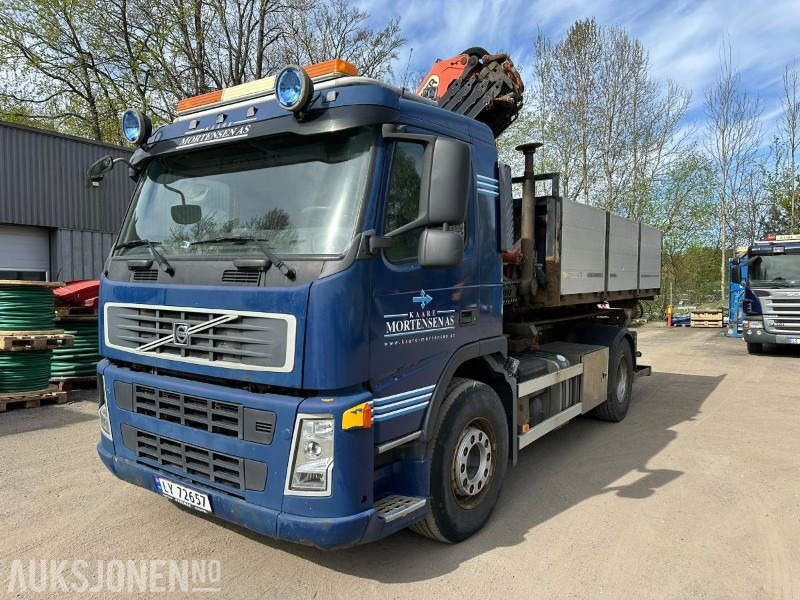 2008 Volvo FM400 4X2 kranbil / Palfinger PK12002-EH kran / EU-ok / Ekstra flak - Камион с кран: снимка 1 2008 Volvo FM400 4X2 kranbil / Palfinger PK12002-EH kran / EU-ok / Ekstra flak - Камион с кран: снимка 1