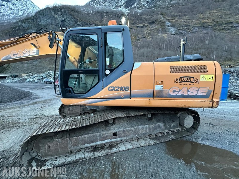 2009 Case CX210B Sertifisert Beltegraver m/Montabert CPA225E boretårn - Багер: снимка 3 2009 Case CX210B Sertifisert Beltegraver m/Montabert CPA225E boretårn - Багер: снимка 3