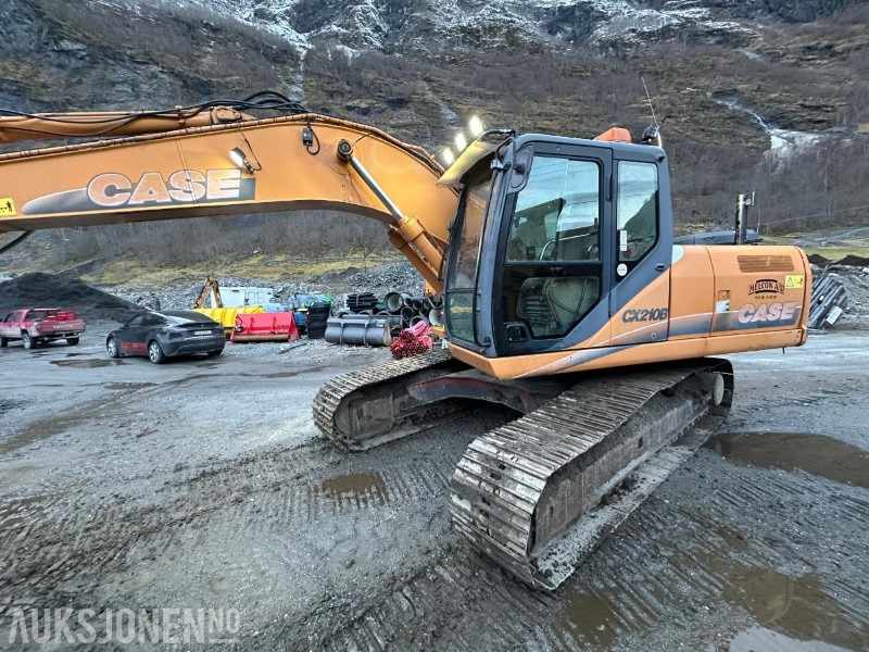 2009 Case CX210B Sertifisert Beltegraver m/Montabert CPA225E boretårn - Багер: снимка 2 2009 Case CX210B Sertifisert Beltegraver m/Montabert CPA225E boretårn - Багер: снимка 2