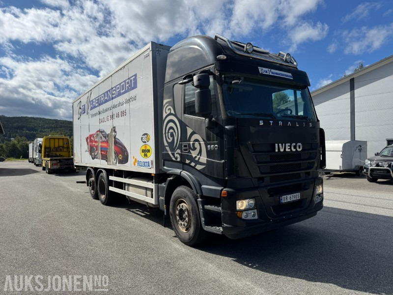 2009 Iveco Stralis 260S56, 560 hk, skapbil m/sideåpning og løftelem - Камион фургон: снимка 3 2009 Iveco Stralis 260S56, 560 hk, skapbil m/sideåpning og løftelem - Камион фургон: снимка 3