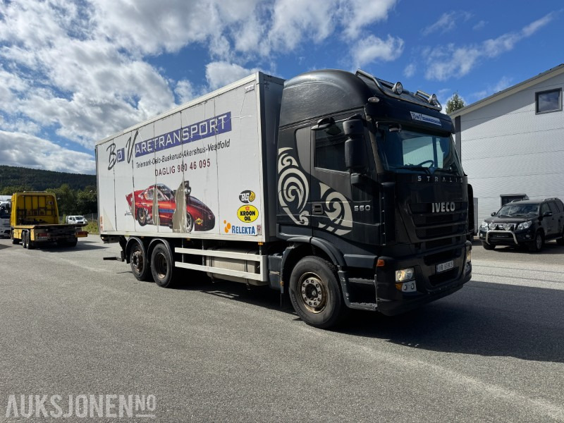 2009 Iveco Stralis 260S56, 560 hk, skapbil m/sideåpning og løftelem - Камион фургон: снимка 4 2009 Iveco Stralis 260S56, 560 hk, skapbil m/sideåpning og løftelem - Камион фургон: снимка 4
