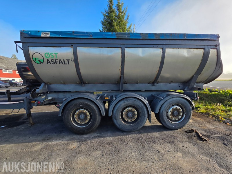 2009 Nor Slep PHV-24D asfalt henger 3 akslet - Самосвал ремарке: снимка 2 2009 Nor Slep PHV-24D asfalt henger 3 akslet - Самосвал ремарке: снимка 2