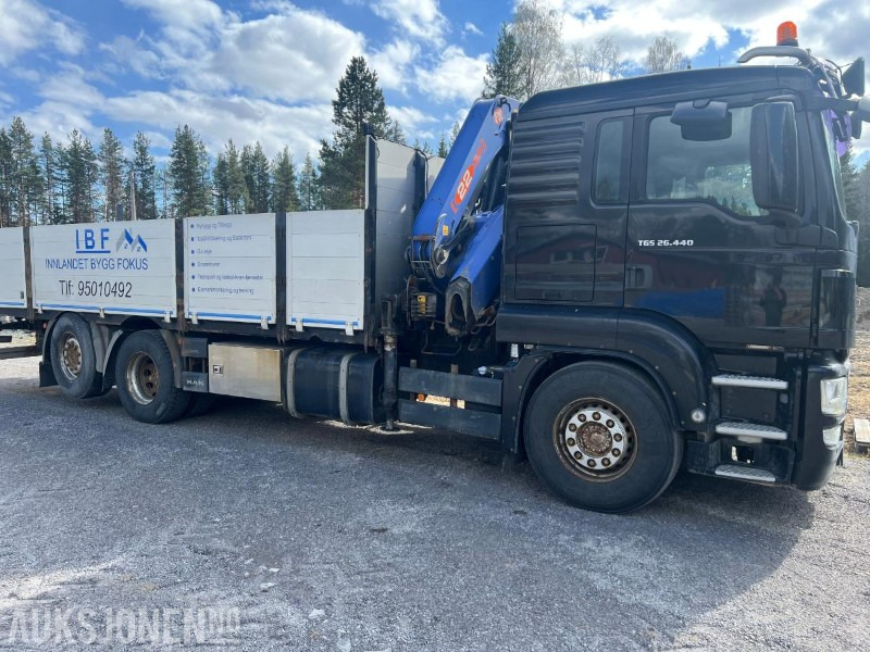 2010 MAN TGS 26.440 KRANBIL PM 22SP KRAN MED FJERNKONTROLL - Камион с кран: снимка 4 2010 MAN TGS 26.440 KRANBIL PM 22SP KRAN MED FJERNKONTROLL - Камион с кран: снимка 4
