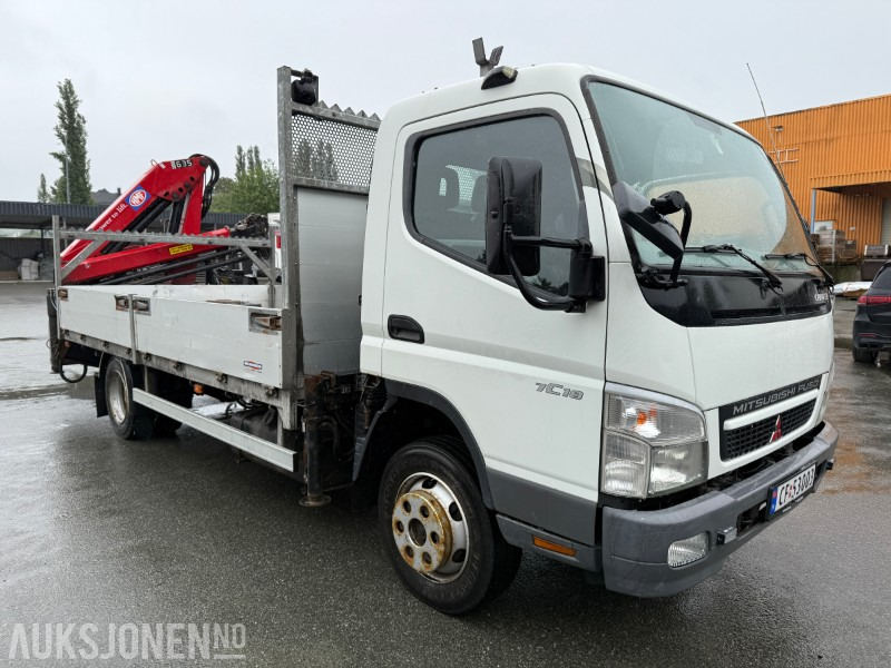 2010 Mitsubishi Fuso Canter 7C18 m/ HMF 635-K2 kran – lav km, fjernstyring - Камион с кран: снимка 3 2010 Mitsubishi Fuso Canter 7C18 m/ HMF 635-K2 kran – lav km, fjernstyring - Камион с кран: снимка 3