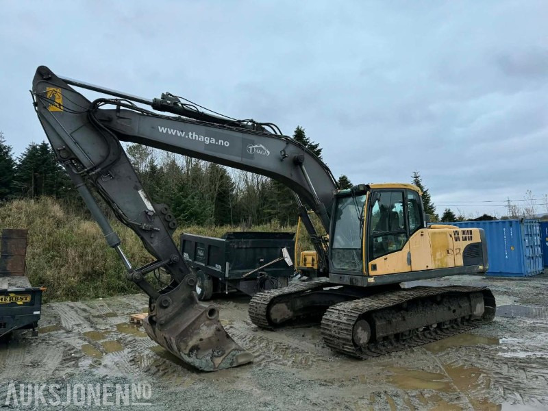 2011 Volvo EC210CL beltegraver HK S70 Engcon tiltrotator 9545 Timer - Багер: снимка 1 2011 Volvo EC210CL beltegraver HK S70 Engcon tiltrotator 9545 Timer - Багер: снимка 1