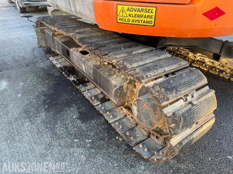 2012 Hitachi ZX 85US-3 - ROTOTILT - SENTRALSMØRING - BUNKRINGSPUMPE - Багер: снимка 5 2012 Hitachi ZX 85US-3 - ROTOTILT - SENTRALSMØRING - BUNKRINGSPUMPE - Багер: снимка 5