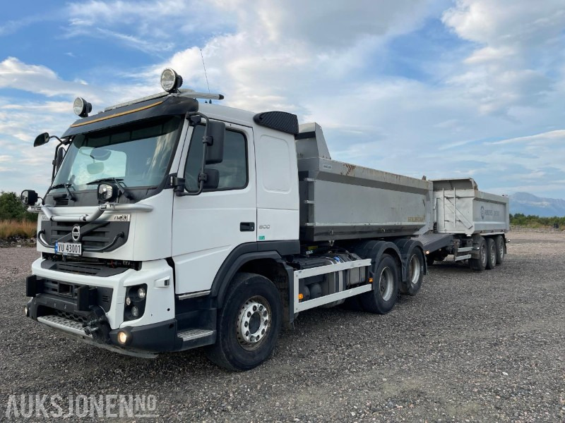 2012 Volvo FMX 6x2 Brøyterigget Kombibil med kun 235500 km, og 2008 Maur tippkjerre - Самосвал камион: снимка 1 2012 Volvo FMX 6x2 Brøyterigget Kombibil med kun 235500 km, og 2008 Maur tippkjerre - Самосвал камион: снимка 1