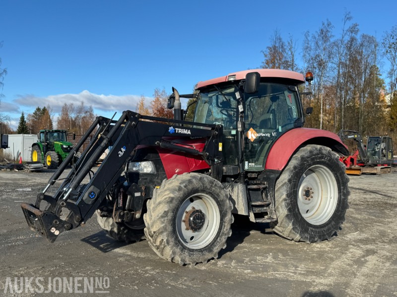 2013 CASE IH Maxxum 130 Traktor med laster og fronthydraulikk - Трактор: снимка 1 2013 CASE IH Maxxum 130 Traktor med laster og fronthydraulikk - Трактор: снимка 1