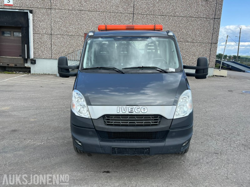 2013 Iveco Daily med plan og Hiab 044D-3HIDOU kran - Камион с кран: снимка 2 2013 Iveco Daily med plan og Hiab 044D-3HIDOU kran - Камион с кран: снимка 2
