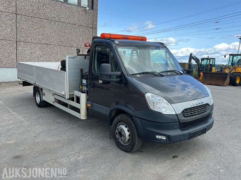2013 Iveco Daily med plan og Hiab 044D-3HIDOU kran - Камион с кран: снимка 3 2013 Iveco Daily med plan og Hiab 044D-3HIDOU kran - Камион с кран: снимка 3