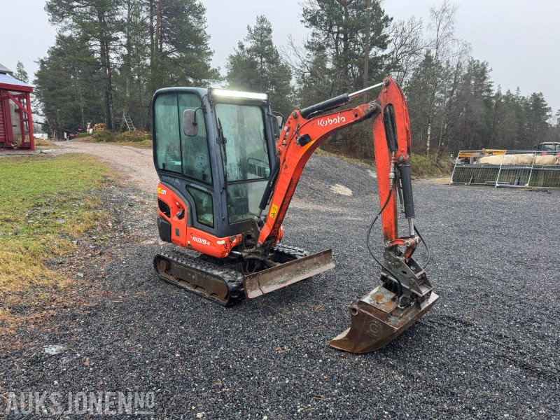 2013 Kubota KX019-4 minigraver m/ Ifor Williams GX maskinhenger - Мини багер: снимка 3 2013 Kubota KX019-4 minigraver m/ Ifor Williams GX maskinhenger - Мини багер: снимка 3