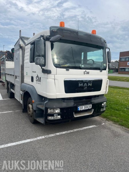 2013 MAN TGM m/ kran og vinsj. - Камион с кран: снимка 2 2013 MAN TGM m/ kran og vinsj. - Камион с кран: снимка 2