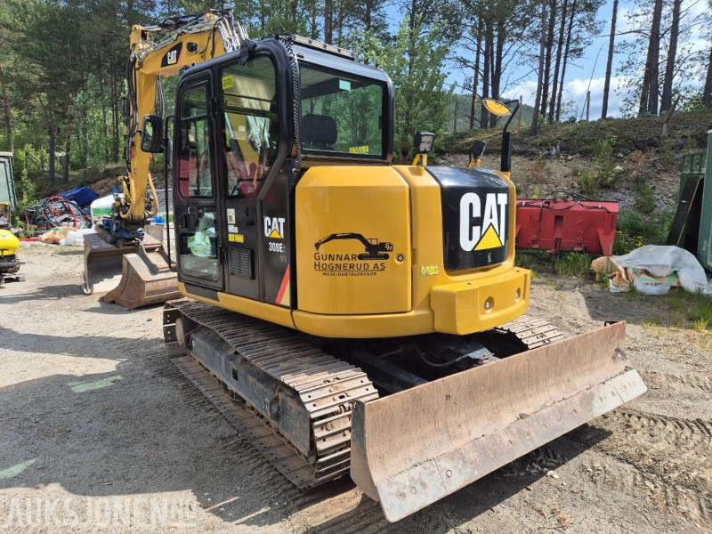2014 Cat 308E 2 CR beltegraver, med tiltrotator/gripekasett - Багер: снимка 3 2014 Cat 308E 2 CR beltegraver, med tiltrotator/gripekasett - Багер: снимка 3