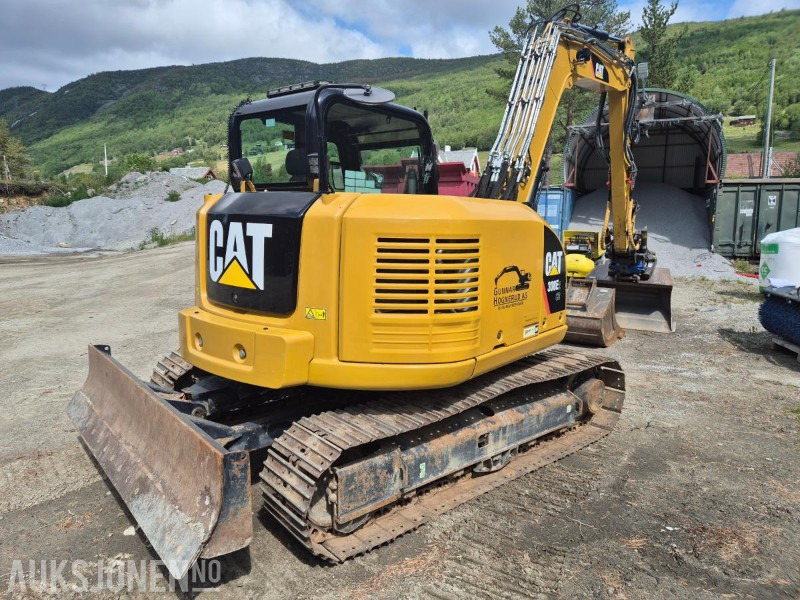 2014 Cat 308E 2 CR beltegraver, med tiltrotator/gripekasett - Багер: снимка 5 2014 Cat 308E 2 CR beltegraver, med tiltrotator/gripekasett - Багер: снимка 5