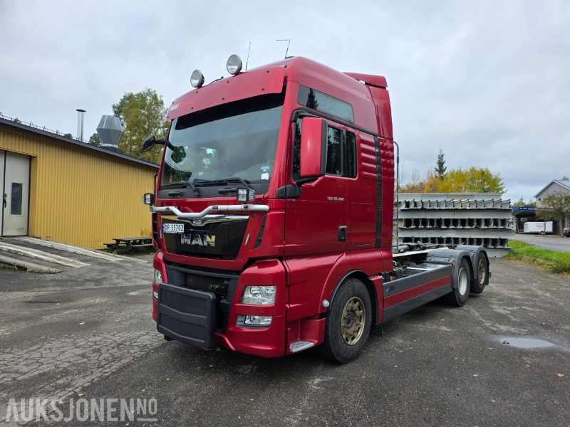 2014 MAN TGX 26.480 6X2-4 BL 18 T krok leveres med ny EU - Мултилифт с кука камион: снимка 1 2014 MAN TGX 26.480 6X2-4 BL 18 T krok leveres med ny EU - Мултилифт с кука камион: снимка 1