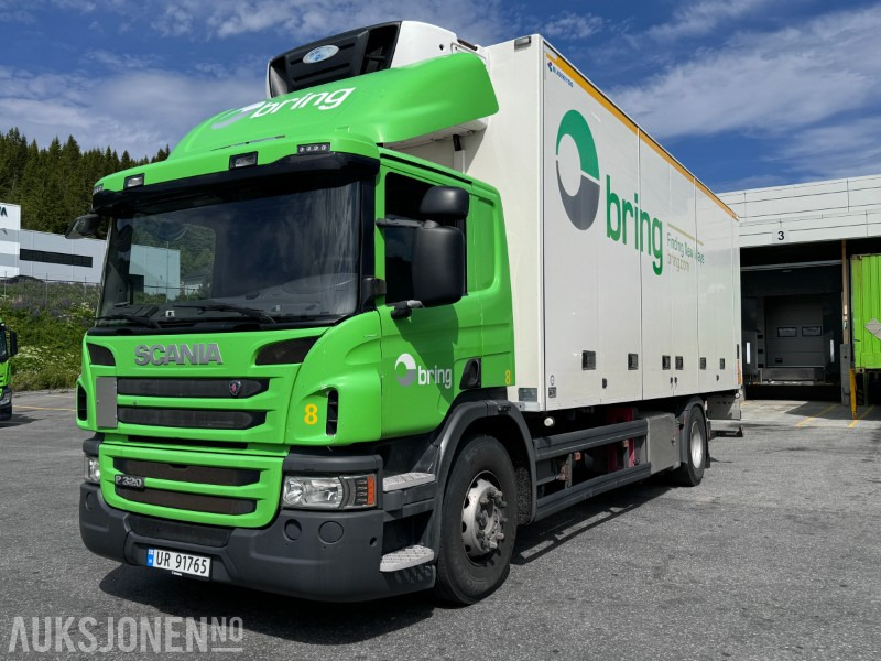 2014 Scania P320 - Skapbil med kjøl/fryse aggregat - Bakløft og sideåpning - 4x2 - Камион фургон: снимка 1 2014 Scania P320 - Skapbil med kjøl/fryse aggregat - Bakløft og sideåpning - 4x2 - Камион фургон: снимка 1