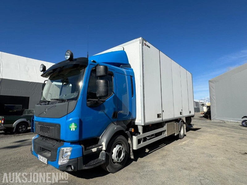 2014 Volvo FL280 4x2 Skapbil - Zepro 2T Bakløft - Varme i skap - Full åpning - Service - 130169KM - Камион фургон: снимка 1 2014 Volvo FL280 4x2 Skapbil - Zepro 2T Bakløft - Varme i skap - Full åpning - Service - 130169KM - Камион фургон: снимка 1