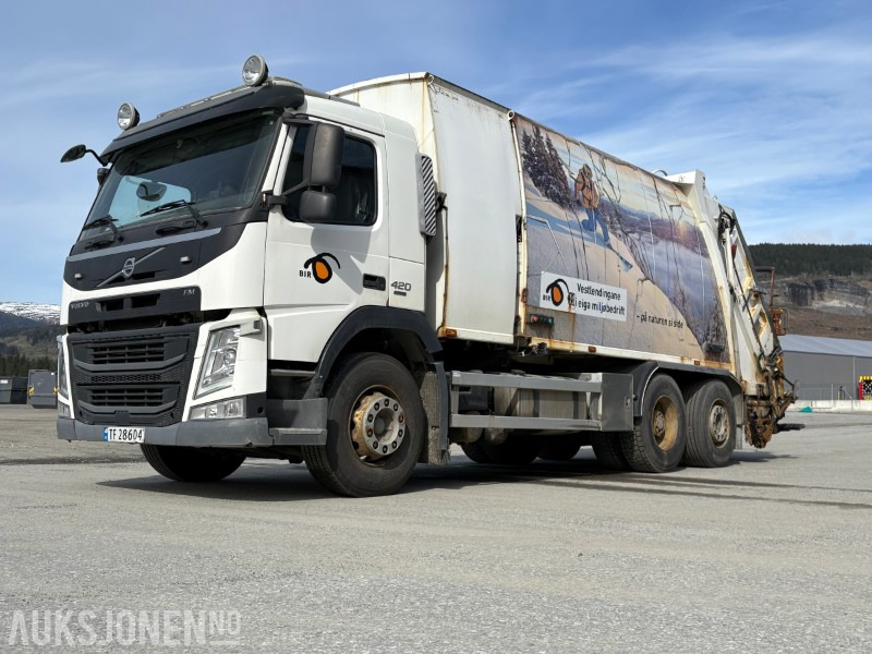 2014 Volvo FM 420 renovasjonsbil med 2-kammers løsning - Боклукчийска кола: снимка 1 2014 Volvo FM 420 renovasjonsbil med 2-kammers løsning - Боклукчийска кола: снимка 1
