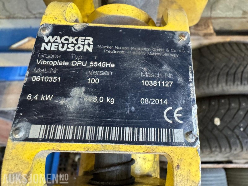 Валяк 2014 Wacker Neuson vibroplater deler og repobjekt: снимка 7 Валяк 2014 Wacker Neuson vibroplater deler og repobjekt: снимка 7