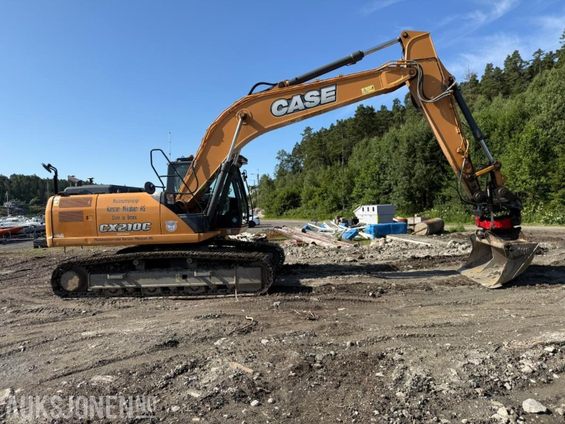 2015 Case CX210C BELTEGRAVER ROTOTILT ENGCON MASKINSTYRING SERVICEHISTORIKK LITE TIMER EN EIER. - Багер: снимка 2 2015 Case CX210C BELTEGRAVER ROTOTILT ENGCON MASKINSTYRING SERVICEHISTORIKK LITE TIMER EN EIER. - Багер: снимка 2
