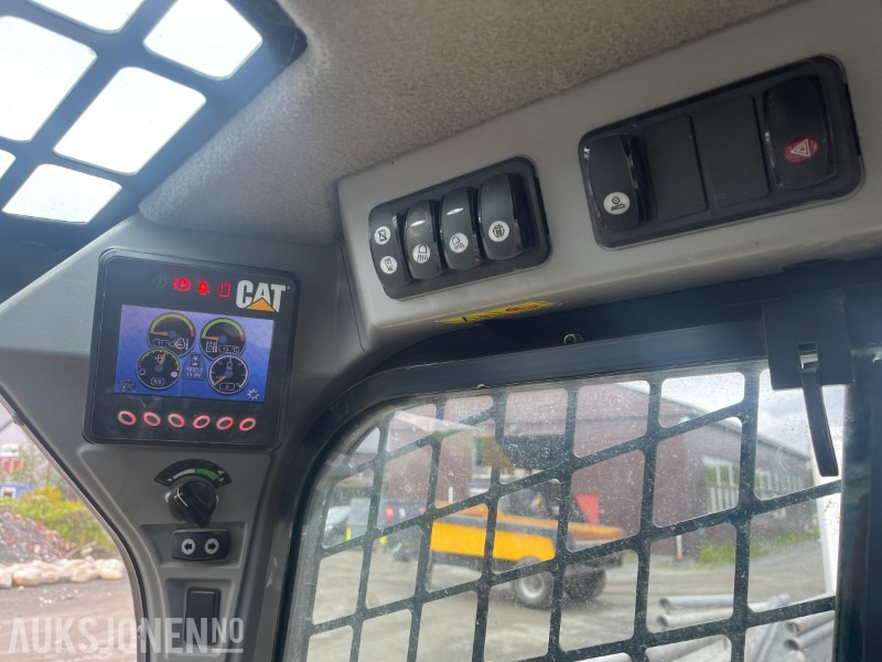 Мини челен товарач 2015 Cat 259D kompakt belte-laster: снимка 18