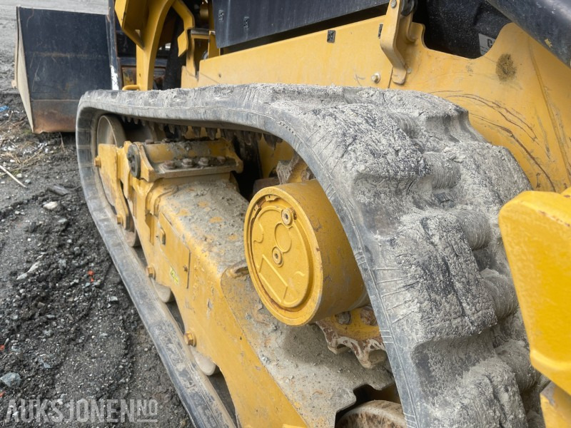 Мини челен товарач 2015 Cat 259D kompakt belte-laster: снимка 9
