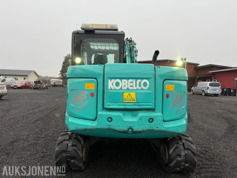 2015 Kobelco SK85MSR-3E Gummibelter, Engcon tiltrotator, 6213 timer - Багер: снимка 4 2015 Kobelco SK85MSR-3E Gummibelter, Engcon tiltrotator, 6213 timer - Багер: снимка 4