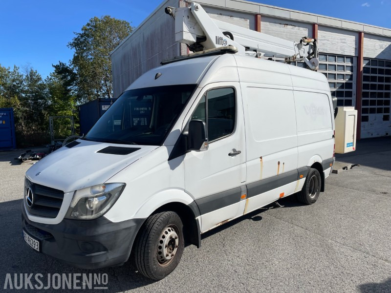 2015 Mercedes-Benz Sprinter 519 liftbil 190hk med Safi SCJ 14 personløfter EU OK - Автовишка: снимка 1 2015 Mercedes-Benz Sprinter 519 liftbil 190hk med Safi SCJ 14 personløfter EU OK - Автовишка: снимка 1