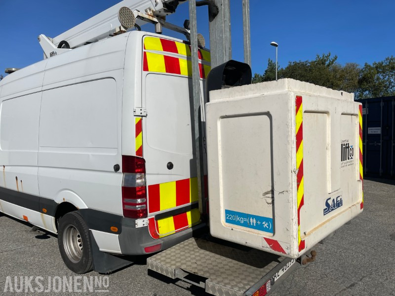 2015 Mercedes-Benz Sprinter 519 liftbil 190hk med Safi SCJ 14 personløfter EU OK - Автовишка: снимка 5 2015 Mercedes-Benz Sprinter 519 liftbil 190hk med Safi SCJ 14 personløfter EU OK - Автовишка: снимка 5