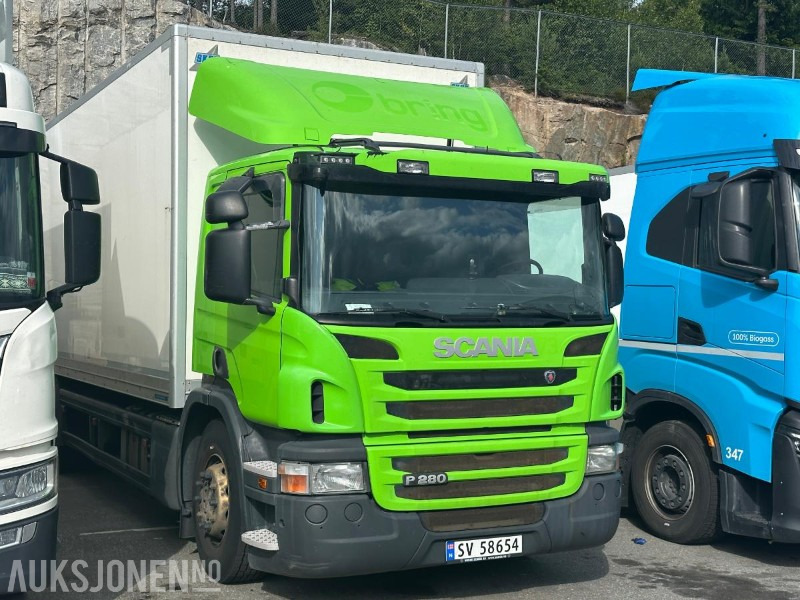 2015 Scania P-serie 280 4*2 - skapbil med løftelem og ryggekamera - Камион фургон: снимка 5 2015 Scania P-serie 280 4*2 - skapbil med løftelem og ryggekamera - Камион фургон: снимка 5