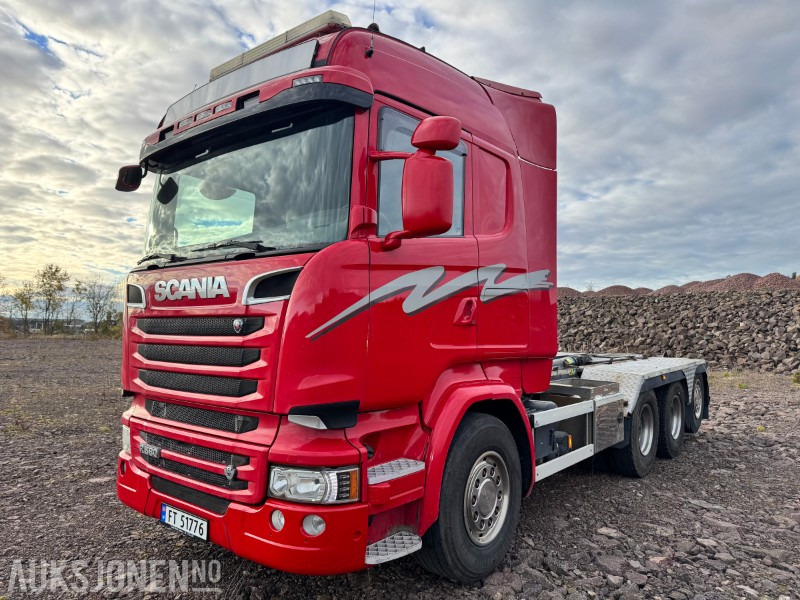 2015 Scania R-serie - EURO 6 - Krokbil 8x4 - Joab krok - Eu-godkjent til 06/26 - Мултилифт с кука камион: снимка 1 2015 Scania R-serie - EURO 6 - Krokbil 8x4 - Joab krok - Eu-godkjent til 06/26 - Мултилифт с кука камион: снимка 1