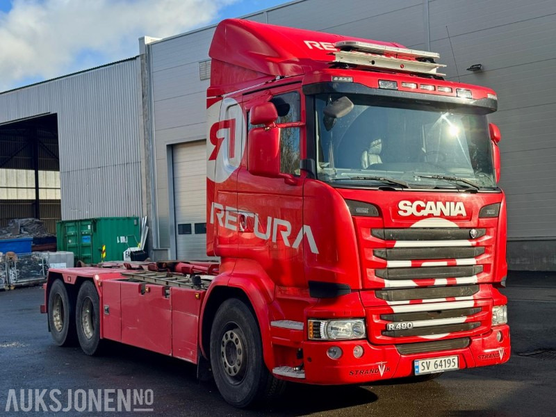 2015 Scania R-serie - Krokbil - Eu-godkjent til 01/26 - Km: 379186 - Мултилифт с кука камион: снимка 2 2015 Scania R-serie - Krokbil - Eu-godkjent til 01/26 - Km: 379186 - Мултилифт с кука камион: снимка 2
