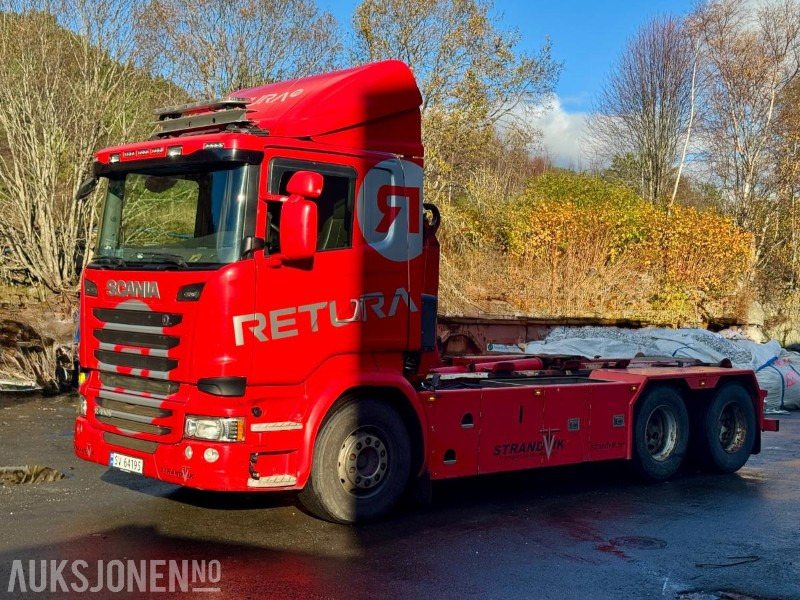 2015 Scania R-serie - Krokbil - Eu-godkjent til 01/26 - Km: 379186 - Мултилифт с кука камион: снимка 1 2015 Scania R-serie - Krokbil - Eu-godkjent til 01/26 - Km: 379186 - Мултилифт с кука камион: снимка 1