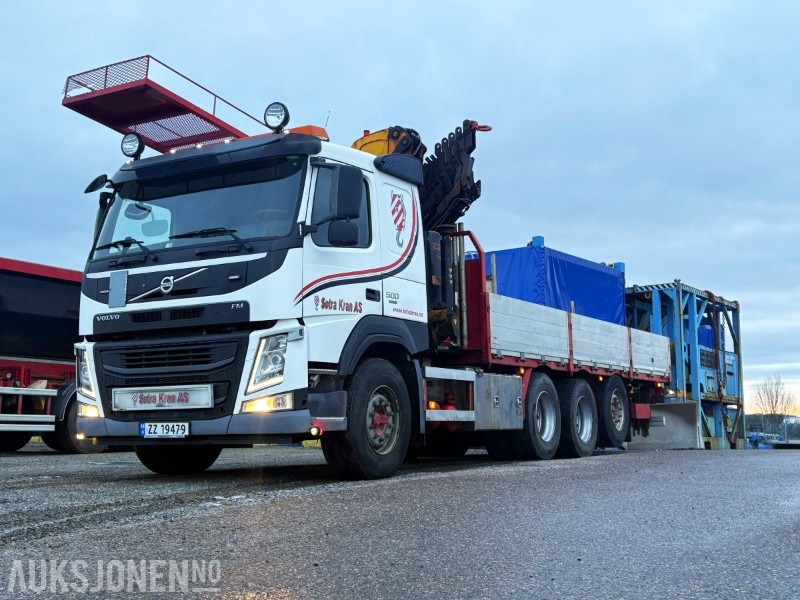 2015 Volvo FM 500 8x4 kranbil - Effer 215/6S kran og ARKA planpåbygg - EU godkjent til 30.09.26 - Камион с кран: снимка 1 2015 Volvo FM 500 8x4 kranbil - Effer 215/6S kran og ARKA planpåbygg - EU godkjent til 30.09.26 - Камион с кран: снимка 1