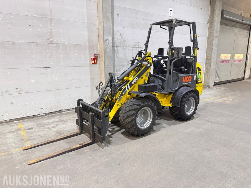 2015 Wacker Neuson WL20e elektrisk hjullaster med pallegafler, skuffe og lader - Мини челен товарач: снимка 4 2015 Wacker Neuson WL20e elektrisk hjullaster med pallegafler, skuffe og lader - Мини челен товарач: снимка 4