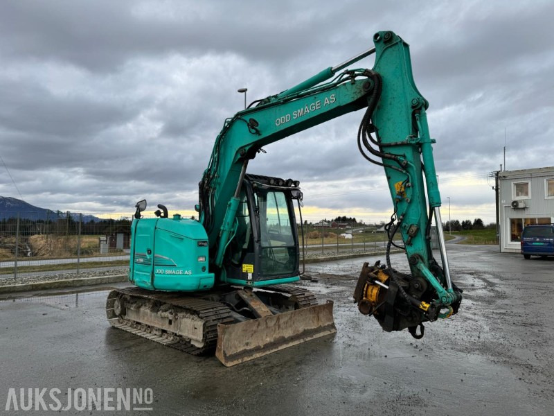 2016 Kobelco SK75SR-3E - 8 tonns gravemaskin - Tiltrotator - Pusskuffe - Bunkringspumpe - sentralsmøring - Sertifisert - Багер: снимка 3 2016 Kobelco SK75SR-3E - 8 tonns gravemaskin - Tiltrotator - Pusskuffe - Bunkringspumpe - sentralsmøring - Sertifisert - Багер: снимка 3