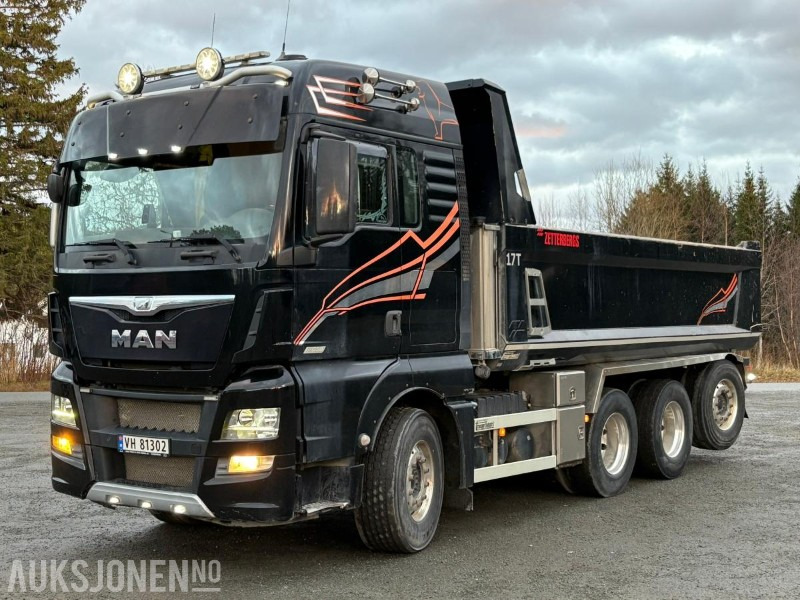 2016 MAN TGX 8x4 TIPPBIL MED ZETTERBERGS PLAN - EURO 6 - Самосвал камион: снимка 1 2016 MAN TGX 8x4 TIPPBIL MED ZETTERBERGS PLAN - EURO 6 - Самосвал камион: снимка 1