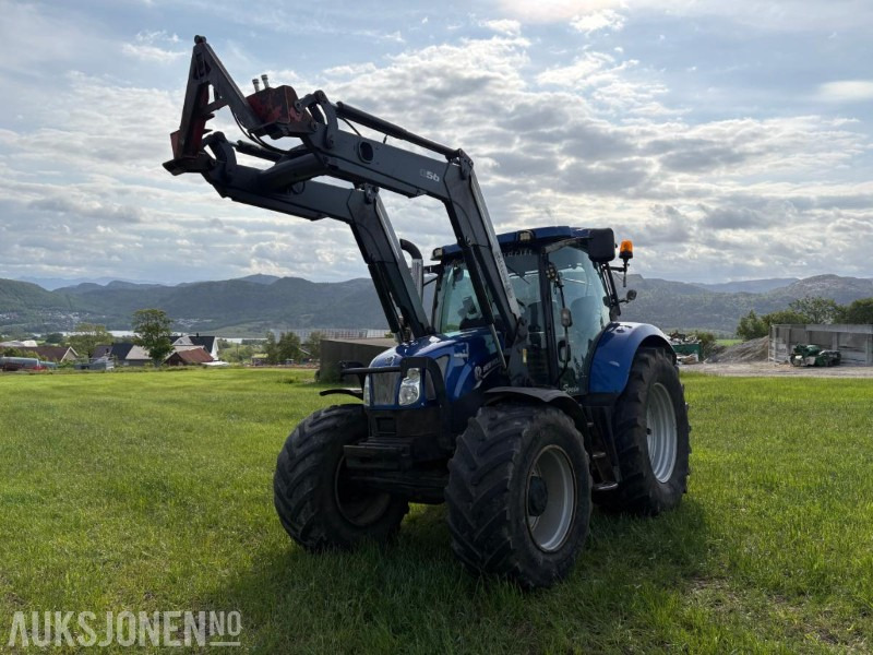 2016 New Holland T6.160 AC 50kmt med frontlaster - Трактор: снимка 1 2016 New Holland T6.160 AC 50kmt med frontlaster - Трактор: снимка 1