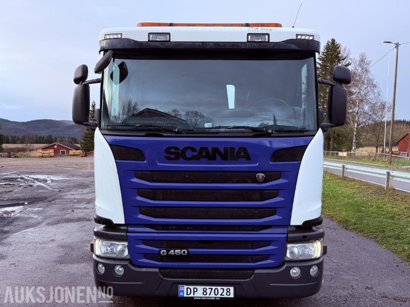 2016 Scania G450 EURO 6 444933 km - Styrbar boggi og Webasto - Мултилифт с кука камион: снимка 2 2016 Scania G450 EURO 6 444933 km - Styrbar boggi og Webasto - Мултилифт с кука камион: снимка 2