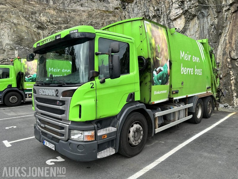 2016 Scania P320 Komprimatorbil - 2 kammer Inkl. biokammer/MTM påbygg/EU ok - Боклукчийска кола: снимка 1 2016 Scania P320 Komprimatorbil - 2 kammer Inkl. biokammer/MTM påbygg/EU ok - Боклукчийска кола: снимка 1